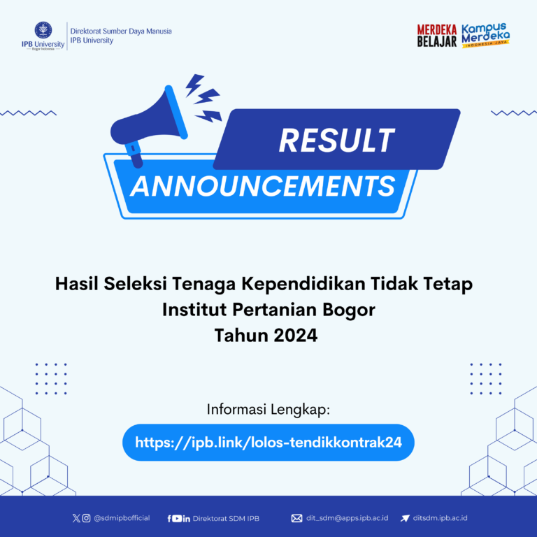 Hasil Seleksi Tendik Kontrak