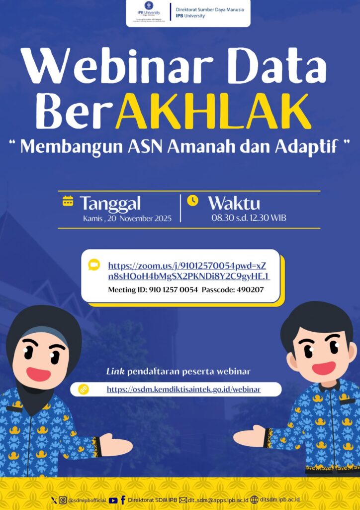 Webinar Data BerAkhlak
